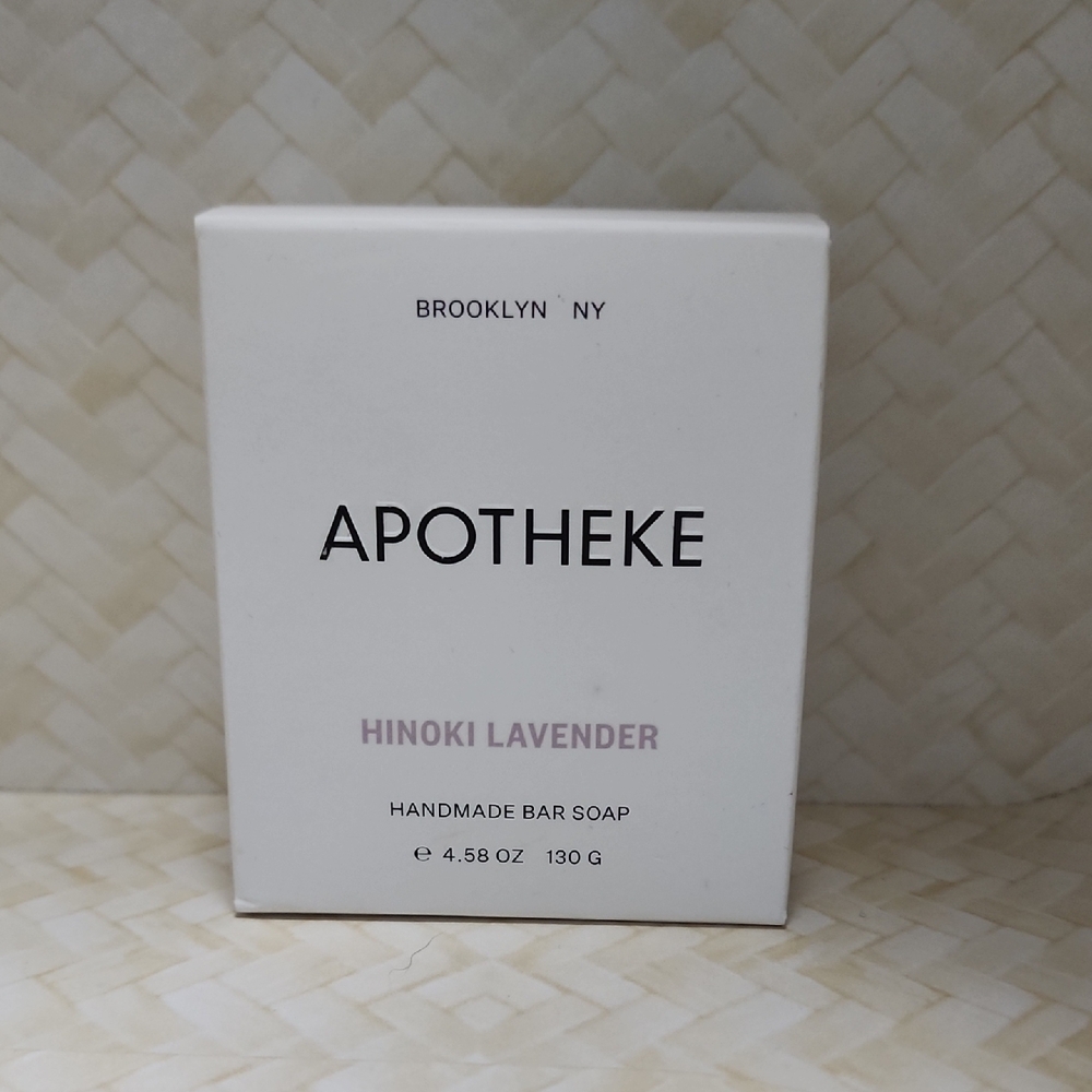 #3 Apotheke Hinoki Lavender Handmade Bar Soap